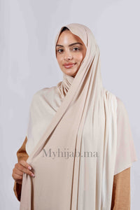 Lycra degradé - Beige pink