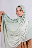Lycra degradé - Vert pastel