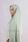 Lycra degradé - Vert pastel