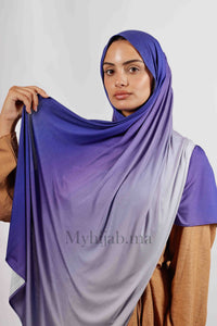 Lycra degradé - Bleu
