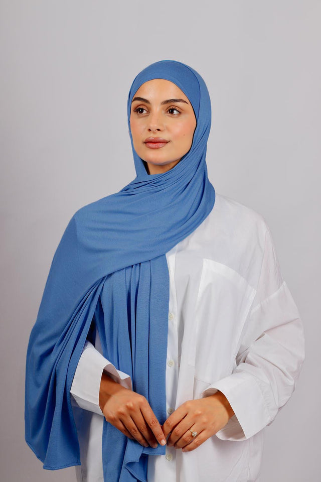 Lycra Bonnet Jasmine - Blue