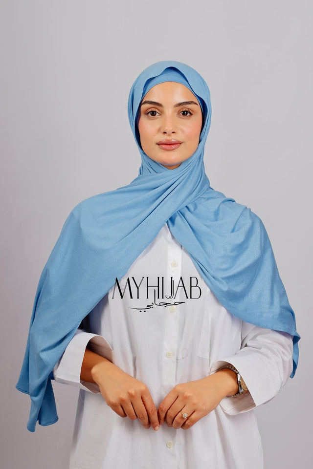 Lycra Bonnet Jasmine - Bleu pale