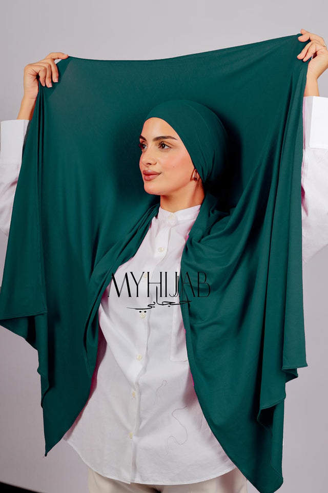 Lycra Bonnet Jasmine - Vert pétrole