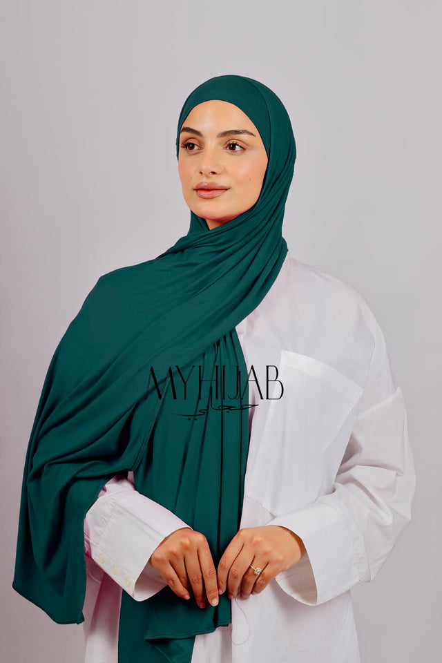 Lycra Bonnet Jasmine - Vert pétrole