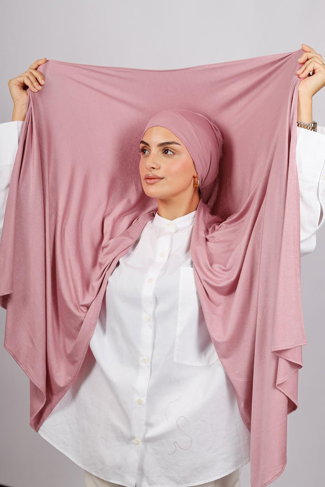Lycra Bonnet Jasmine - Rose Nude