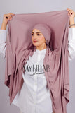 Lycra Bonnet Jasmine - Mauve Lilas