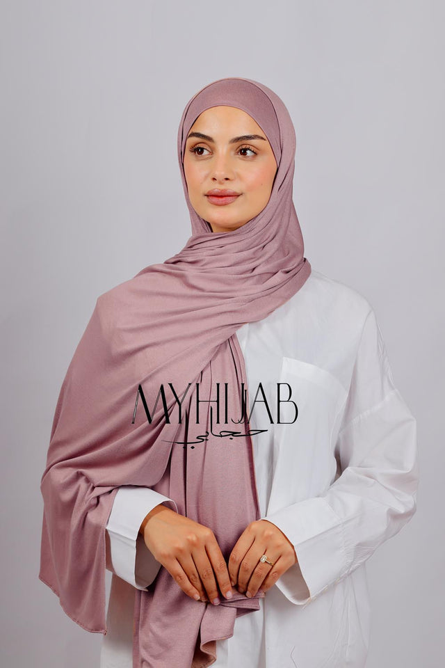 Lycra Bonnet Jasmine - Mauve Lilas