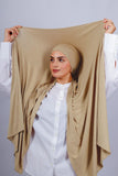 Lycra Bonnet Jasmine - Beige sable