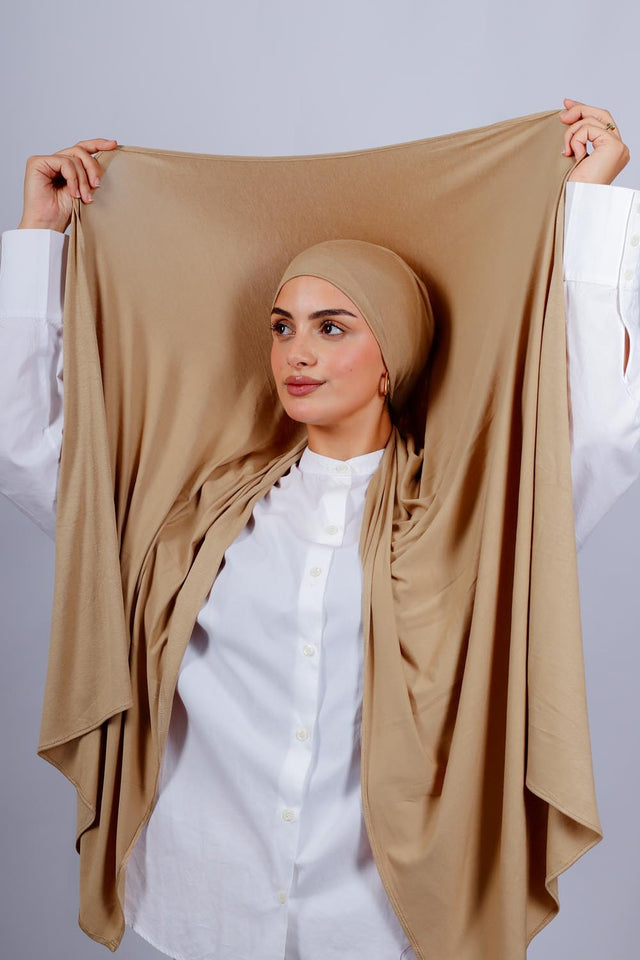 Lycra Bonnet Jasmine - Beige