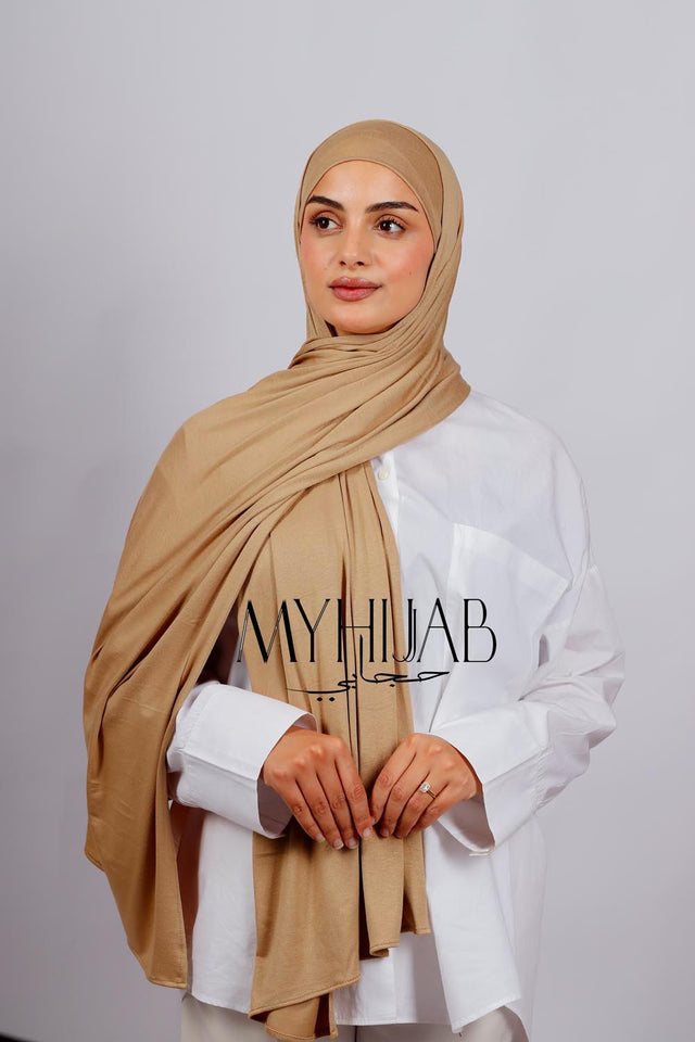 Lycra Bonnet Jasmine - Beige