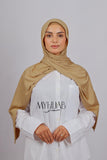 Lycra Bonnet Jasmine - Beige foncé