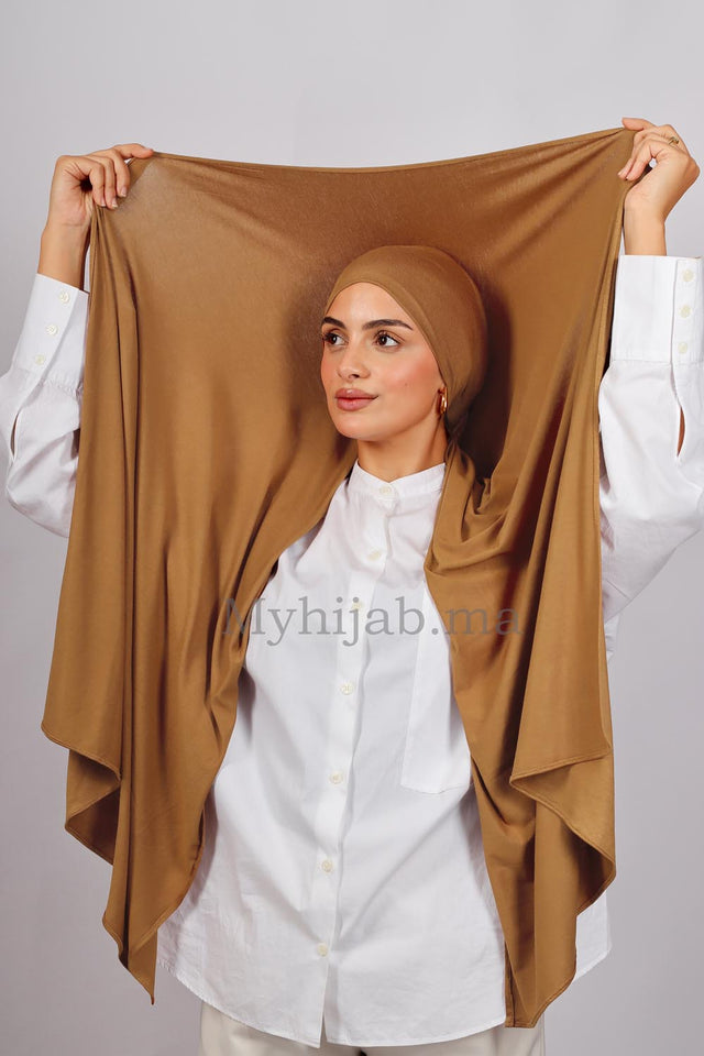 Lycra Bonnet Jasmine - Miel clair