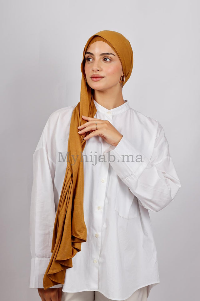 Lycra Bonnet Jasmine - Miel clair