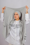 Lycra Bonnet Jasmine -  Gris chine