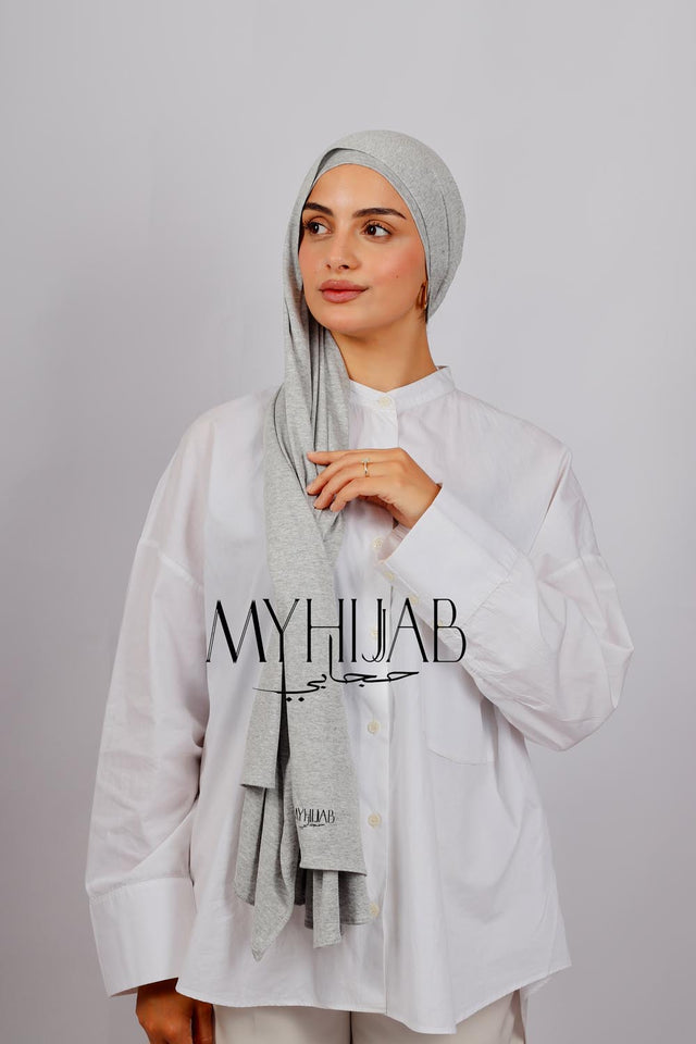 Lycra Bonnet Jasmine -  Gris chine