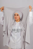 Lycra Bonnet Jasmine - Gris clair