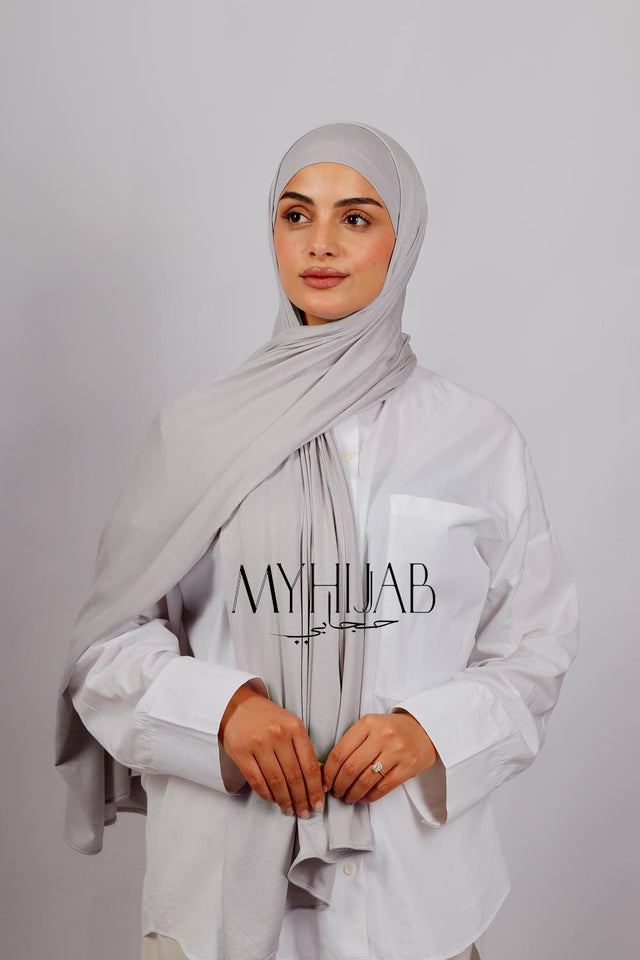 Lycra Bonnet Jasmine - Gris clair