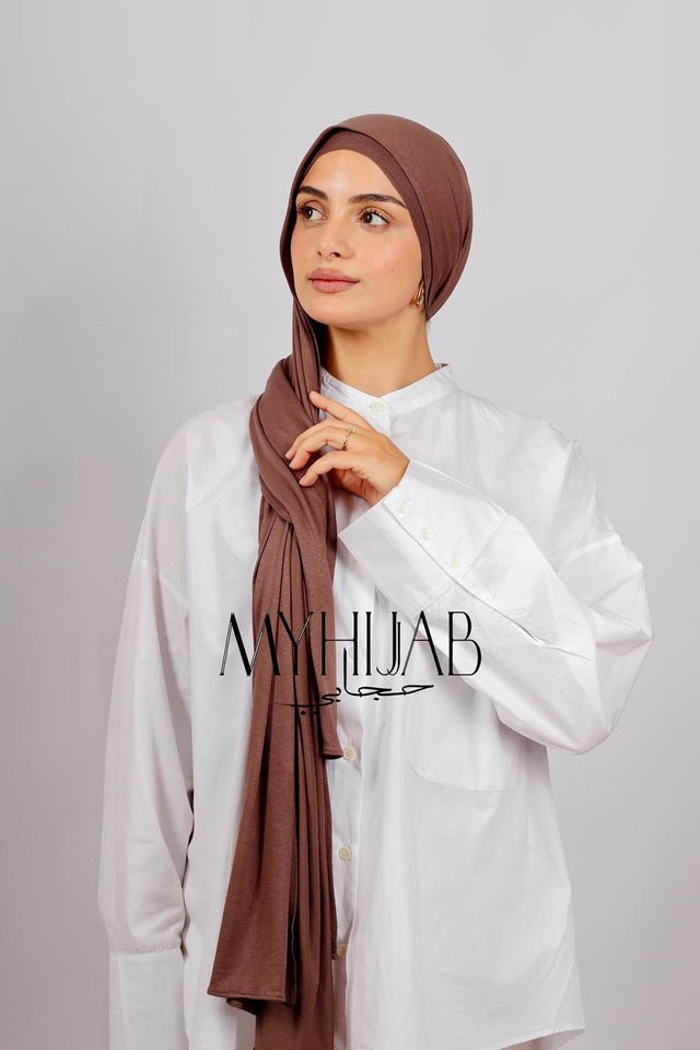 Lycra Bonnet Jasmine - Cacao