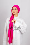 Lycra Bonnet Jasmine -  Rose fushia