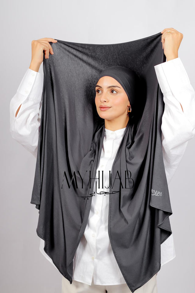 Lycra Bonnet Jasmine - Gris foncé