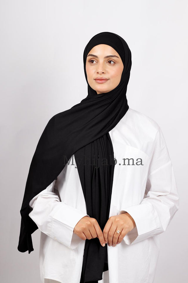 Lycra Bonnet Jasmine - Noir