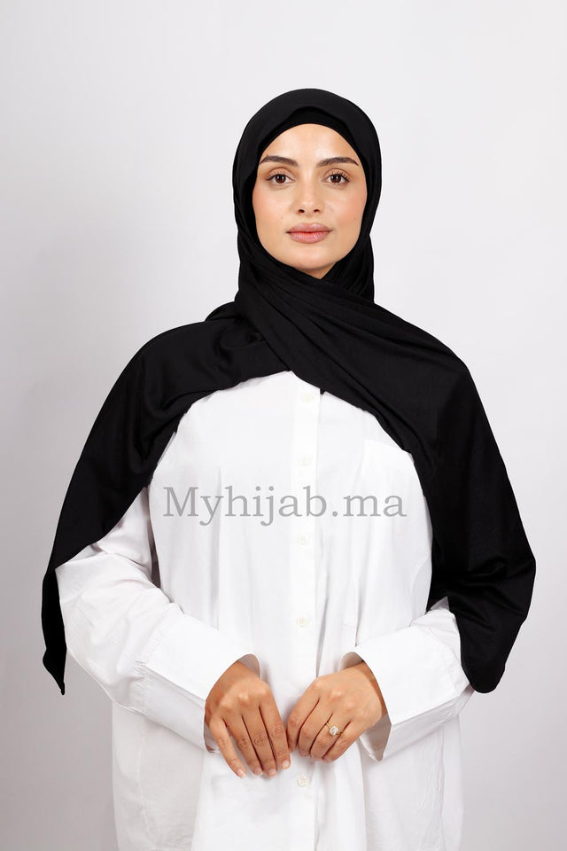 Lycra Bonnet Jasmine - Noir