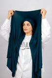 Lycra Bonnet Jasmine - Bleu pétrole