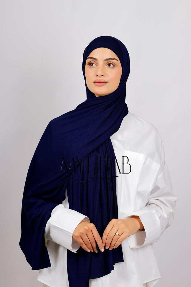 Lycra Bonnet Jasmine - Bleu marine