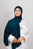 Lycra Bonnet Jasmine - Bleu pétrole