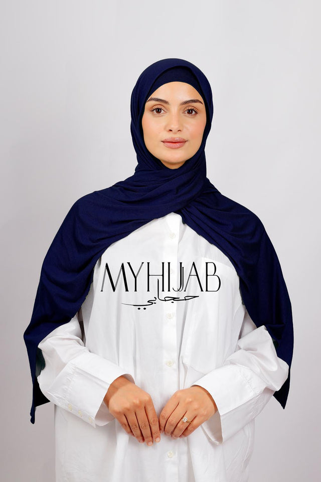 Lycra Bonnet Jasmine - Bleu marine