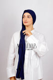 Lycra Bonnet Jasmine - Bleu marine
