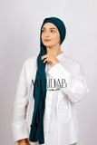 Lycra Bonnet Jasmine - Bleu pétrole