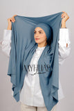 Lycra Bonnet Jasmine - Blue jeans