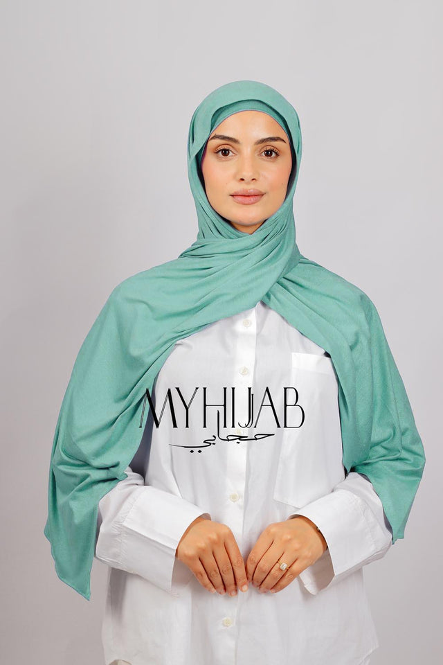 Lycra Bonnet Jasmine - Turquoise clair