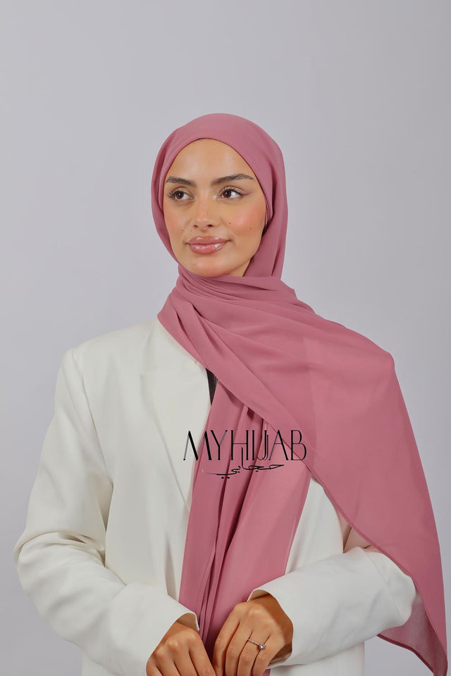 Châle Bonnet - Rose