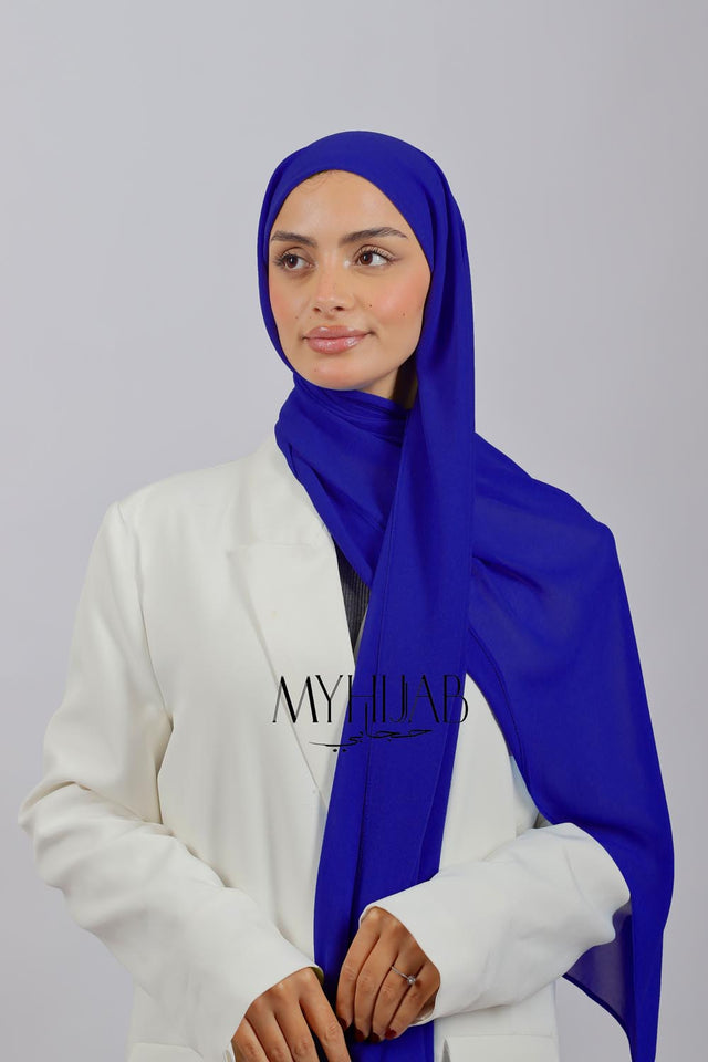 Châle Bonnet - Bleu roi