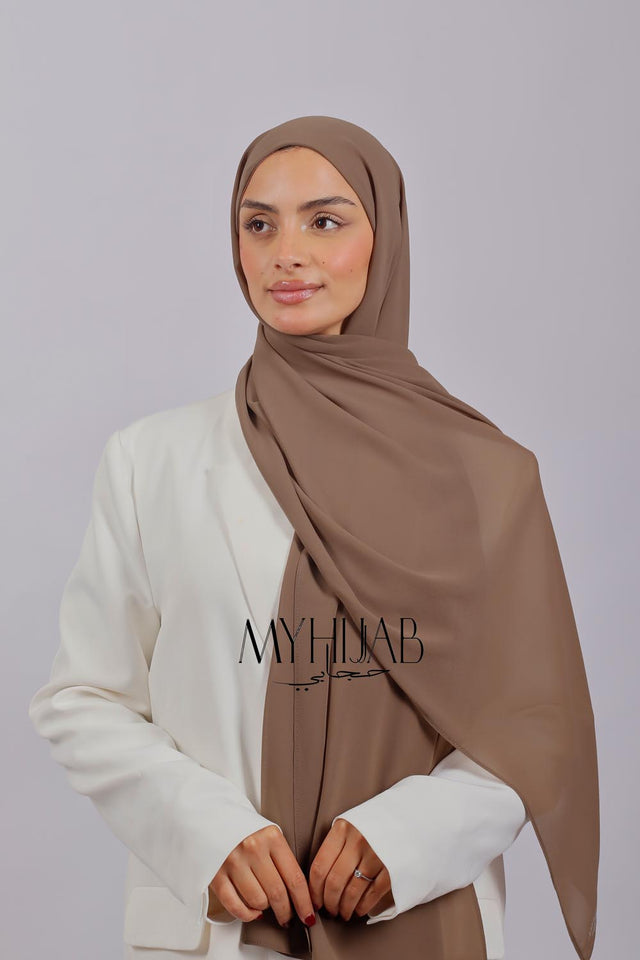 Châle Bonnet - Marron pink