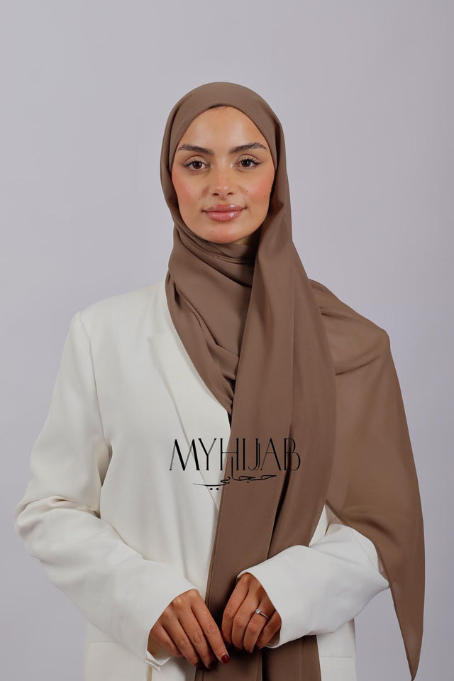 Châle Bonnet - Marron pink