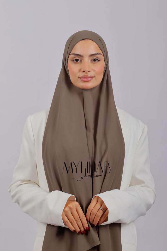 Châle Bonnet - Marron pink foncé