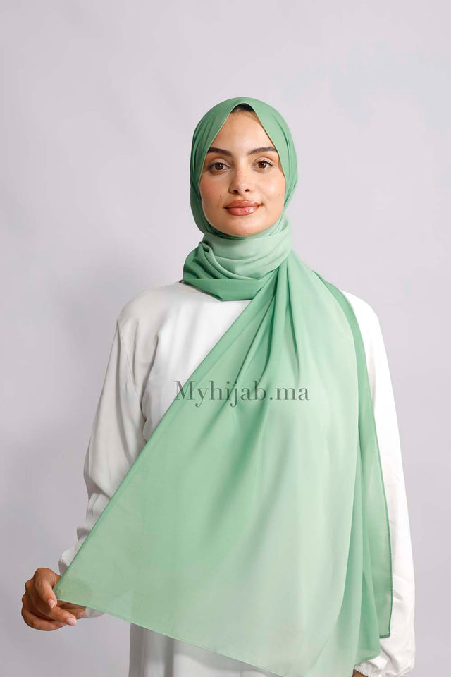 Muslin Dégradé- Vert d'eau