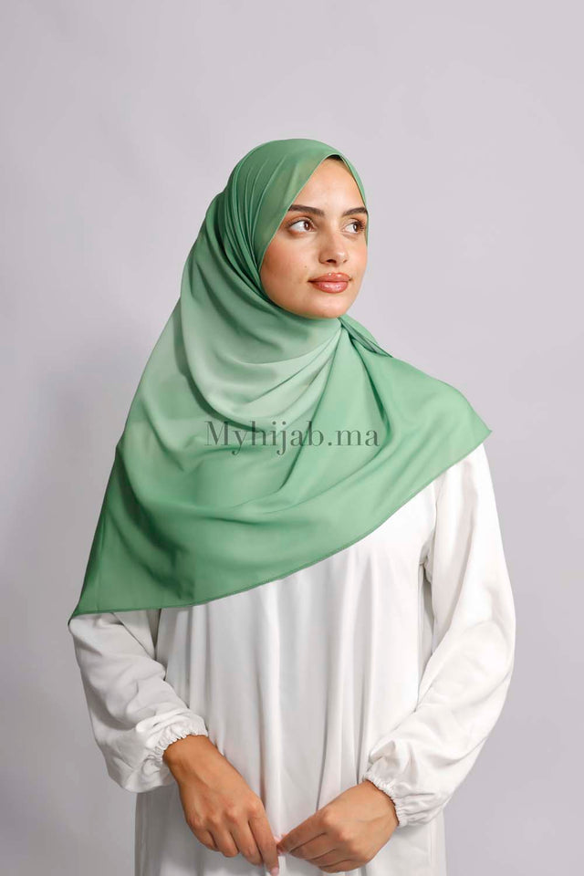 Muslin Dégradé- Vert d'eau