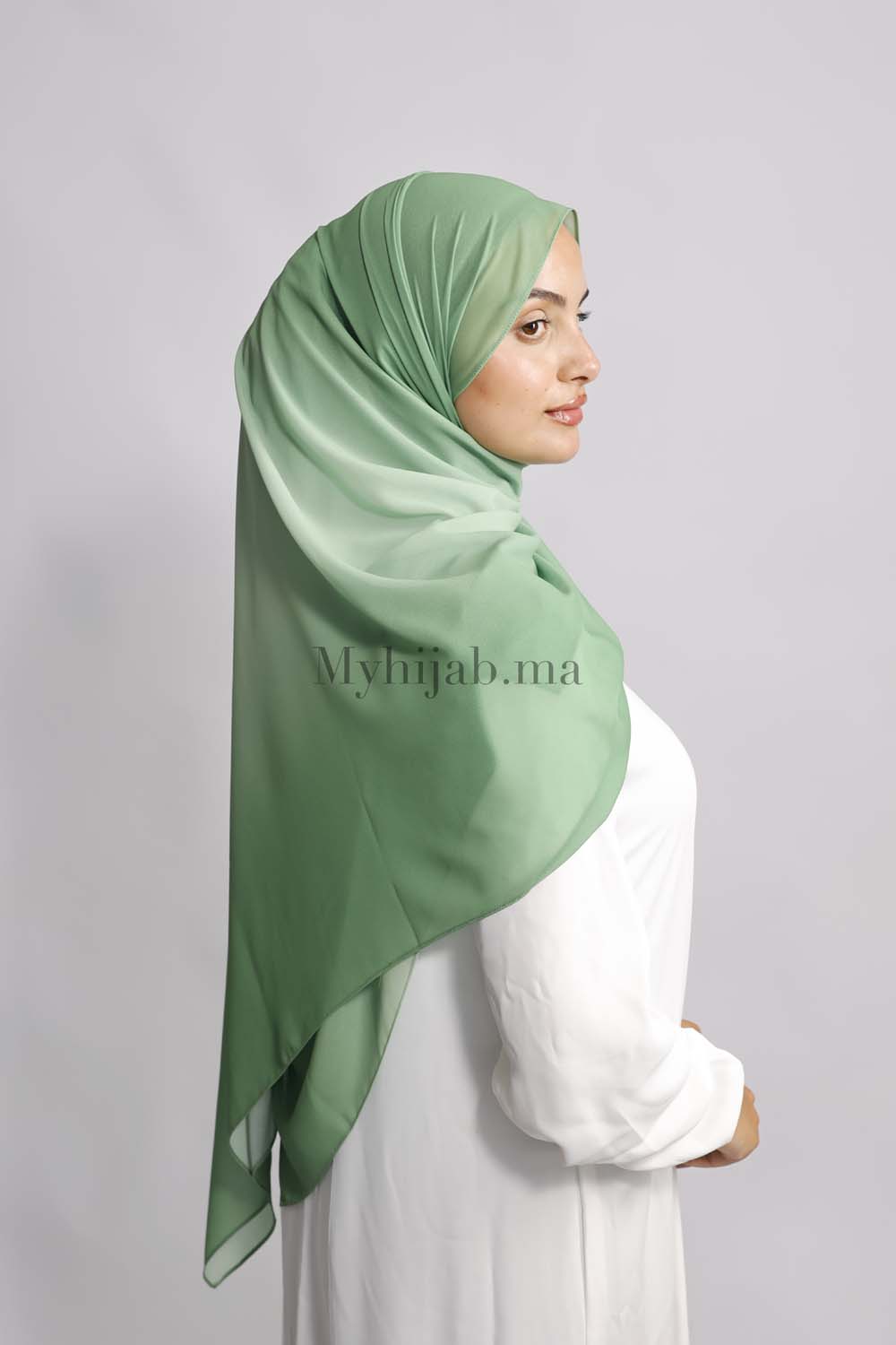 Muslin Dégradé- Vert d'eau