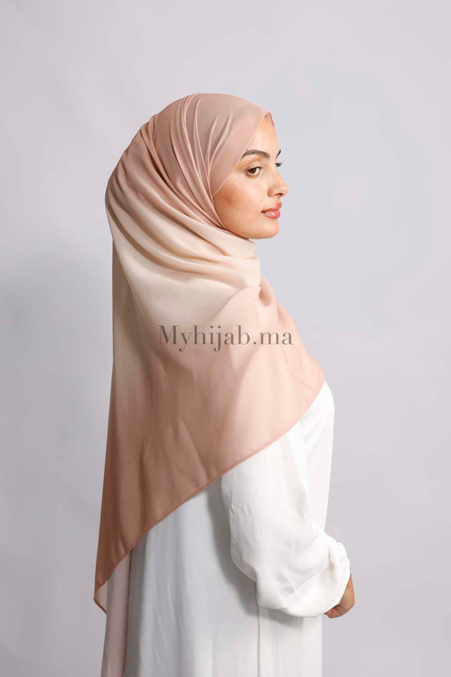 Muslin Dégradé - Beige pink