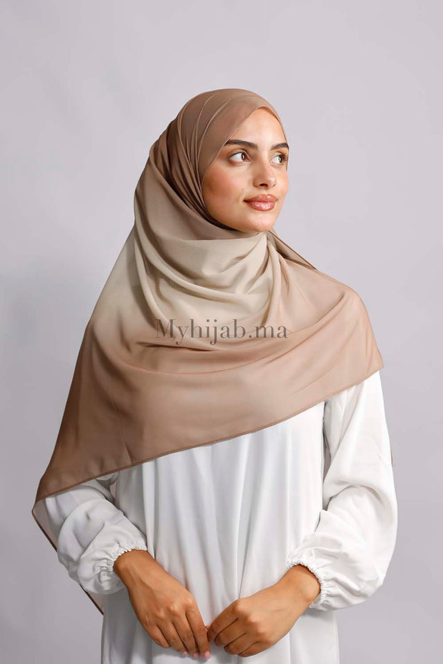 Muslin Dégradé - Beige marron