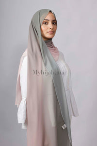 Chiffon Dégradé - Pastel et rose