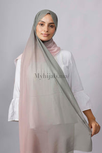 Chiffon Dégradé - Pastel et rose