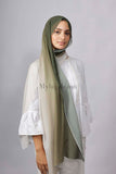 Chiffon Dégradé - militaire et beige
