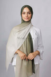 Chiffon Dégradé - militaire et beige