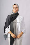 Chiffon Dégradé - Noir et blanche