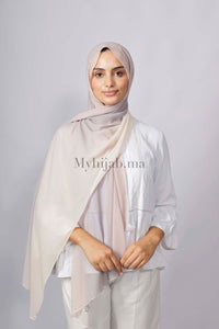 Chiffon Dégradé - Beige pink